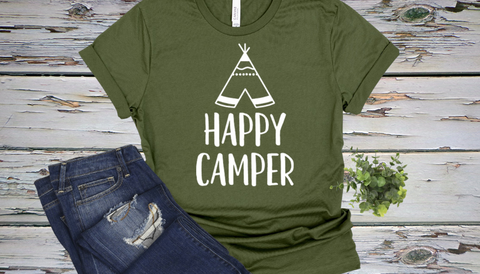 Happy Camper Short Sleeve Tee