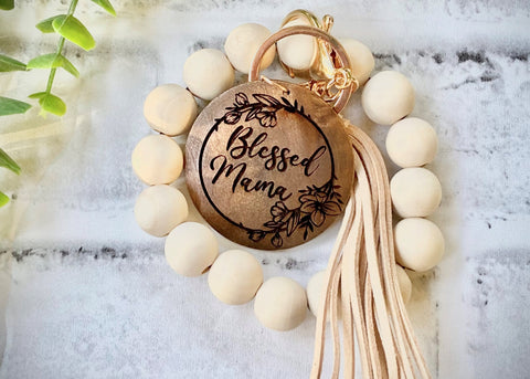 Blessed Mama Wristlet